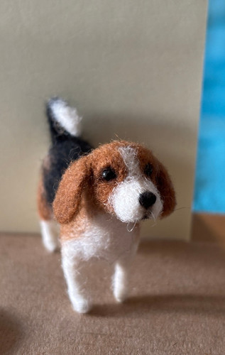 Beagle filzfigur - beagle,