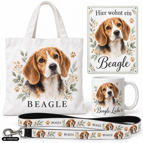 Beagle fanpaket tlg tasse - 4-tlg,