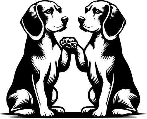Beagles aufkleber beagle - beagles,