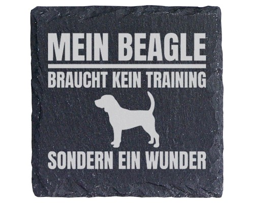 Schiefer untersetzer beagle - schiefer,
