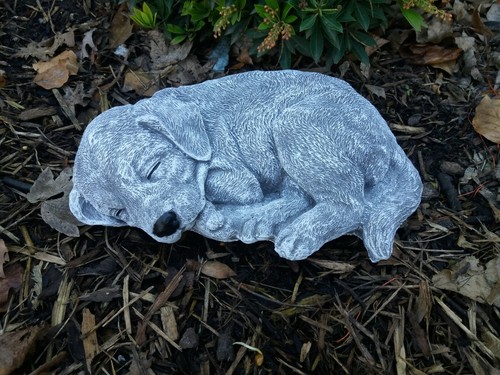 Steinfigur großer beagle - steinfigur,