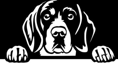 Beagle aufkleber - beagle,