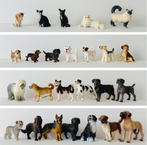 Schleich katzen hunde dackel - schleich,