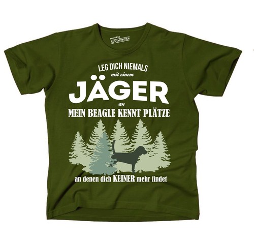 Beagle shirt olive jäger - olive,