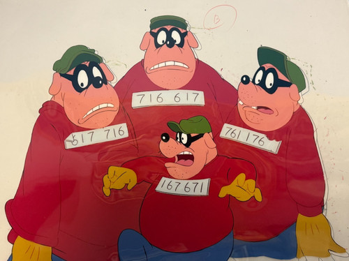 Ducktales beagle boy cels - ducktales,
