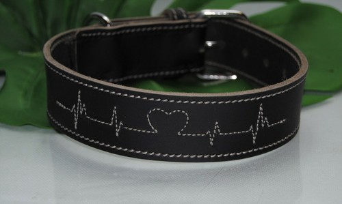 Lederhalsband 45cm m - lederhalsband,