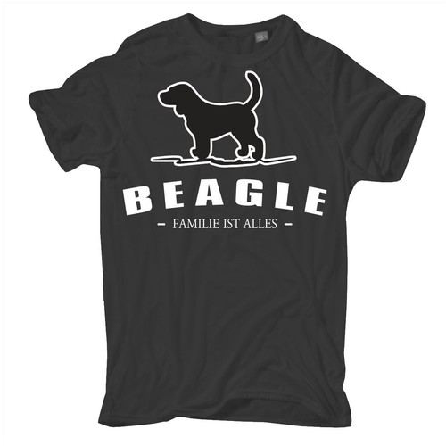Herren männer shirt beagle - männer,