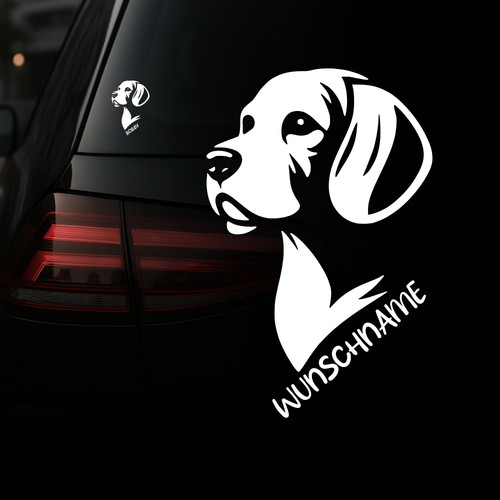 Auto aufkleber beagle - |,
