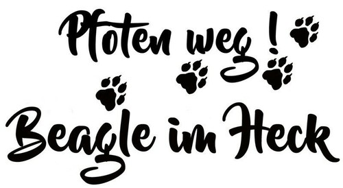 Beagle autoaufkleber aufkleber - autoaufkleber,