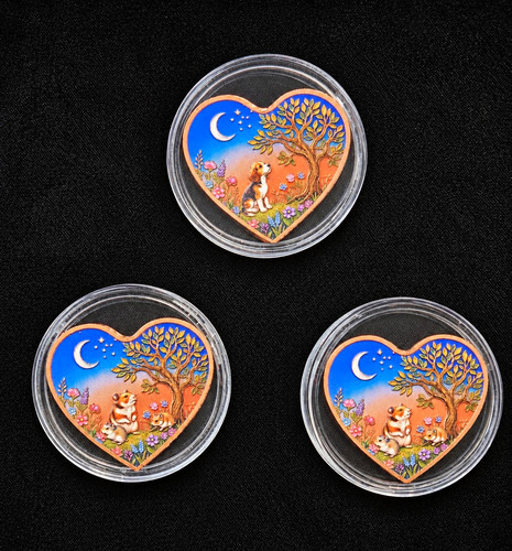 Oz kupfermedaille - 3x, 1