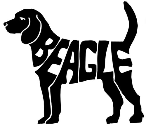 Beagle autoaufkleber aufkleber - beagle,