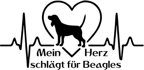Beagle autoaufkleber aufkleber - beagle,